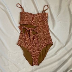Aerie side tie one piece sz Large